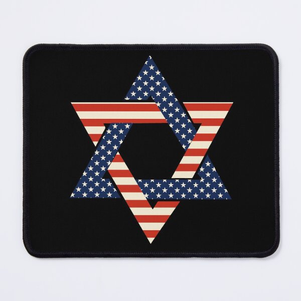 Item preview, Star of David and American Flag , Jewish Patriotic Gift designed and sold by levsal.