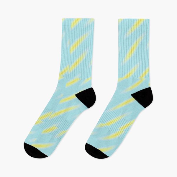 Item preview, Diffused Yellow Shapes on Misty Blue Background Abstract Design designed and sold by ThisNThatImages.