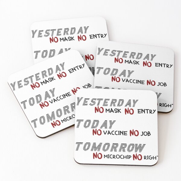Item preview, Yesterday no mask no entry today no vaccine no work designed and sold by YASSINOOS10.