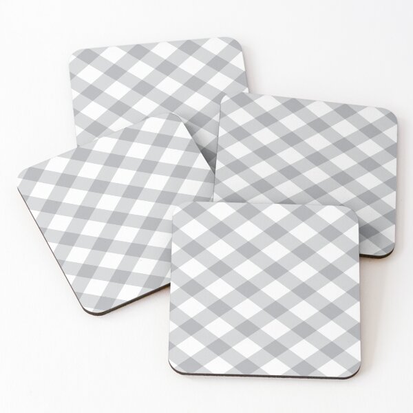 Item preview, Grey and white plaid designed and sold by pnkpopcorn.