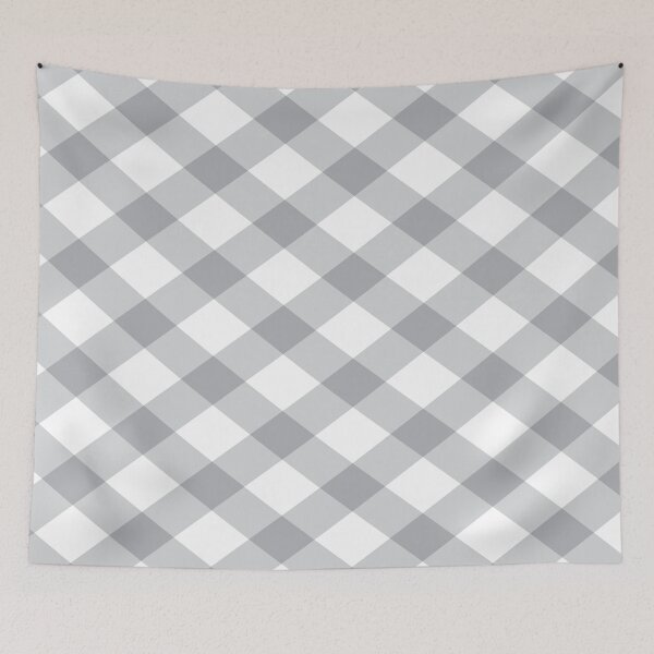 Item preview, Grey and white plaid designed and sold by pnkpopcorn.