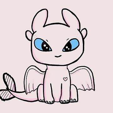 Artwork thumbnail, Cute Light Fury by designsbybee