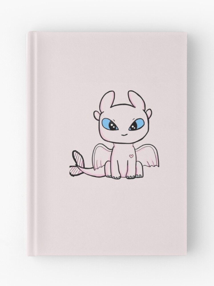 Thumbnail 1 of 3, Journal, Cute Light Fury designed and sold by designsbybee.