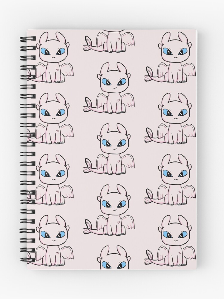 Thumbnail 1 of 3, Journal, Cute Light Fury designed and sold by designsbybee.