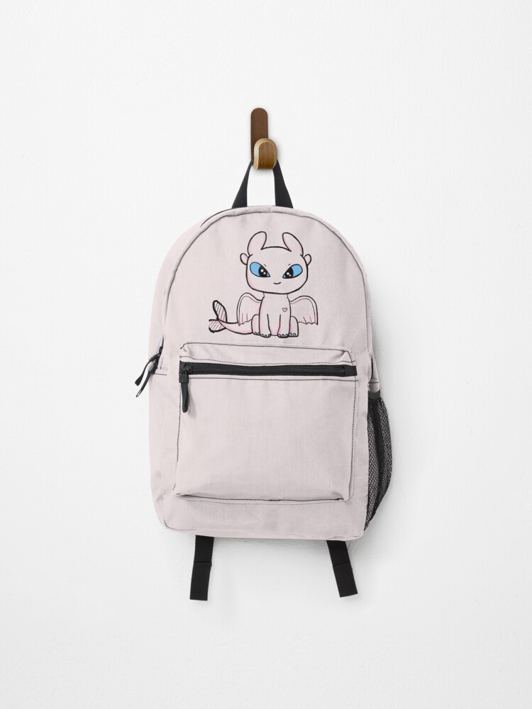 Thumbnail 1 of 3, Backpack, Cute Light Fury designed and sold by designsbybee.