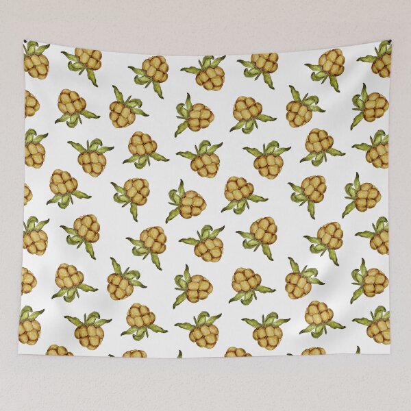 Item preview, Salmonberry repeating pattern designed and sold by sarahschroeder.