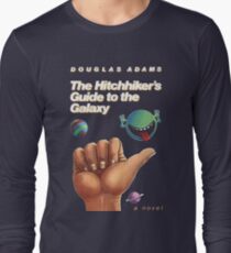 The Hitchhiker's Guide to the Galaxy - Cover Long Sleeve T-Shirt