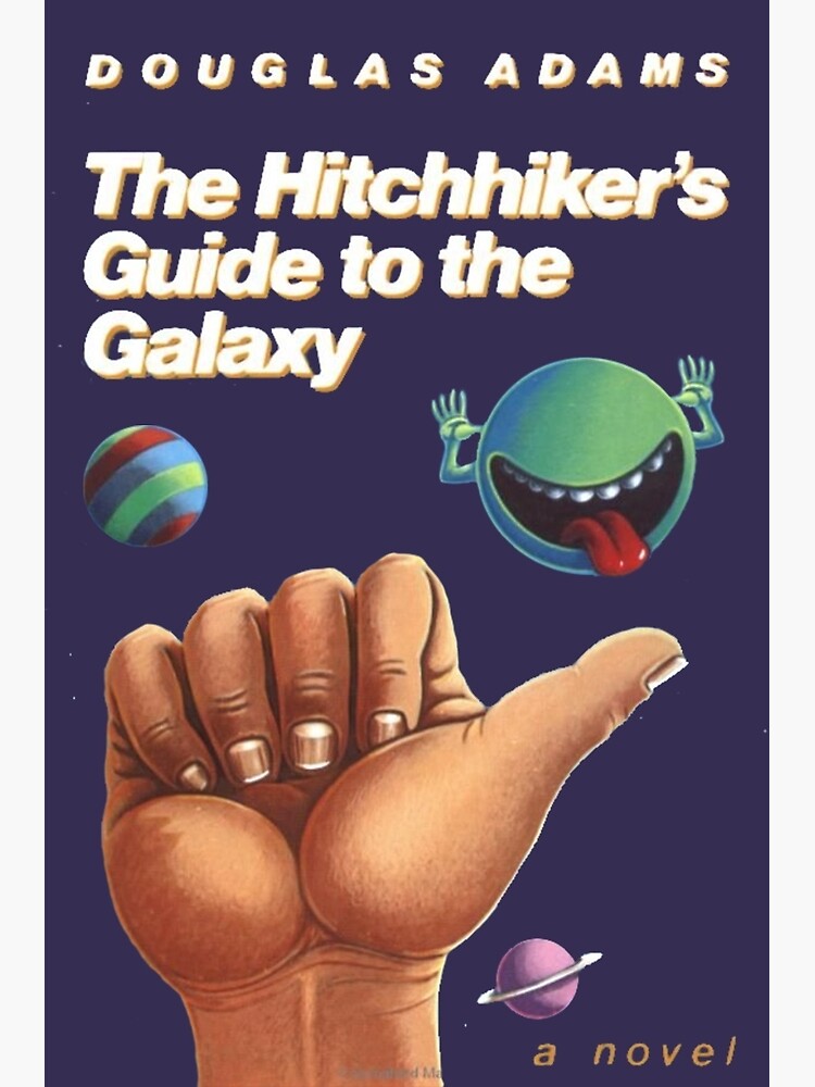 Discover The Hitchhiker's Guide to the Galaxy - Cover Premium Matte Vertical Poster
