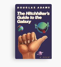 The Hitchhiker's Guide to the Galaxy - Cover Canvas Print