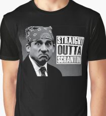 Prison Mike Straight Outta Scranton Graphic T-Shirt