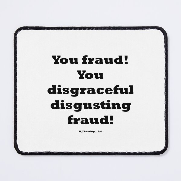 Item preview, Keating - Disgraceful Disgusting Fraud designed and sold by Smolive.