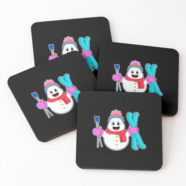Item preview, Snowman as Skier with Ski  designed and sold by vutrieuman.