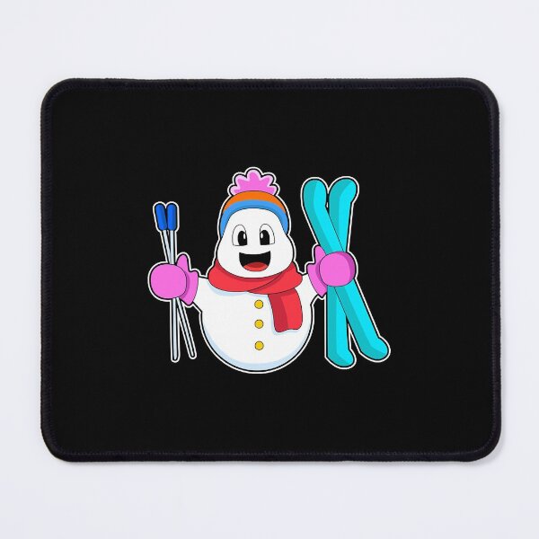 Item preview, Snowman as Skier with Ski designed and sold by vutrieuman.