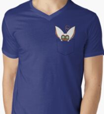 Pocket Momo Men's V-Neck T-Shirt