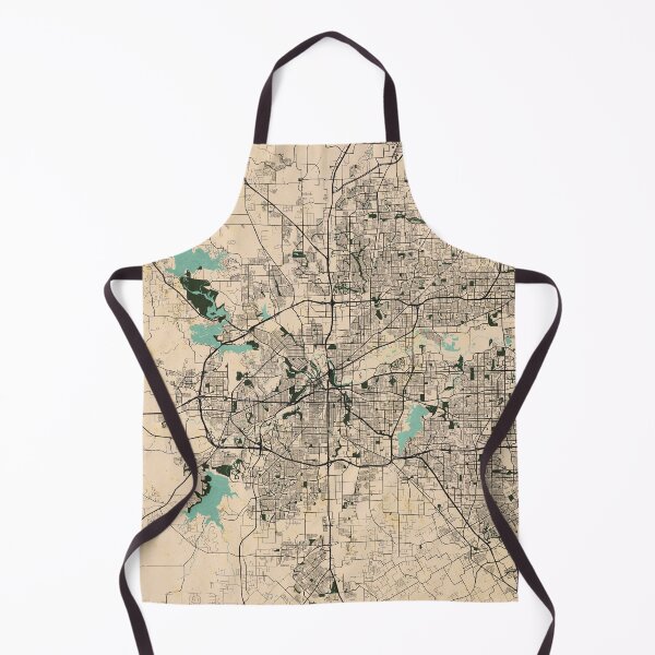 Item preview, Fort Worth City Map of Texas, USA - Vintage designed and sold by deMAP.