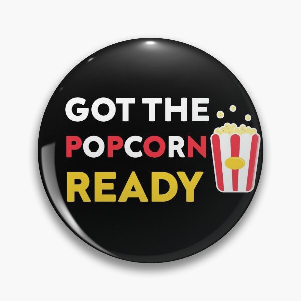 Item preview, Got The Popcorn Ready Funny Retro Vintage designed and sold by zedesigner-.