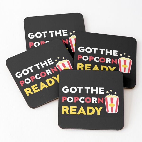 Item preview, Got The Popcorn Ready Funny Retro Vintage designed and sold by zedesigner-.