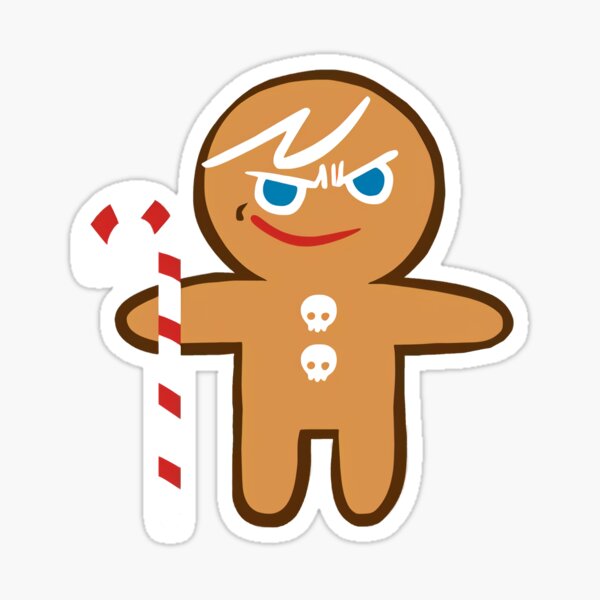 Gingerbrave Grinsen! Cookie Run Ofenbruch Sticker
