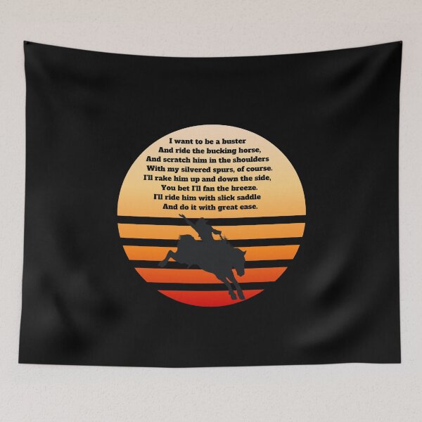 Item preview, Be a Buster Gift for a cowboy or rodeo lover bronc riding designed and sold by j9gothbe.