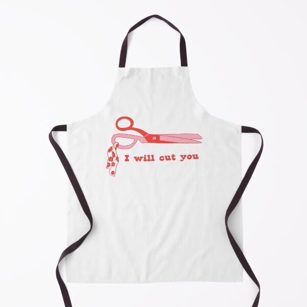 Item preview, I will cut you - Quilting sewing fabric scissors designed and sold by wildhunt.