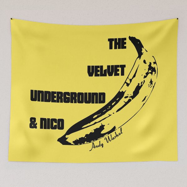 Item preview, The Velvet Underground and Nico Stenciled Banana designed and sold by theoralcollage.