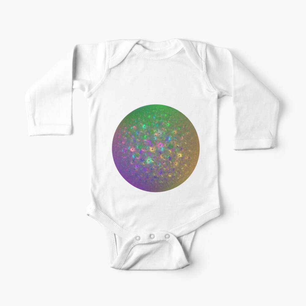 Planet Two #Fractal Art Baby One-Piece