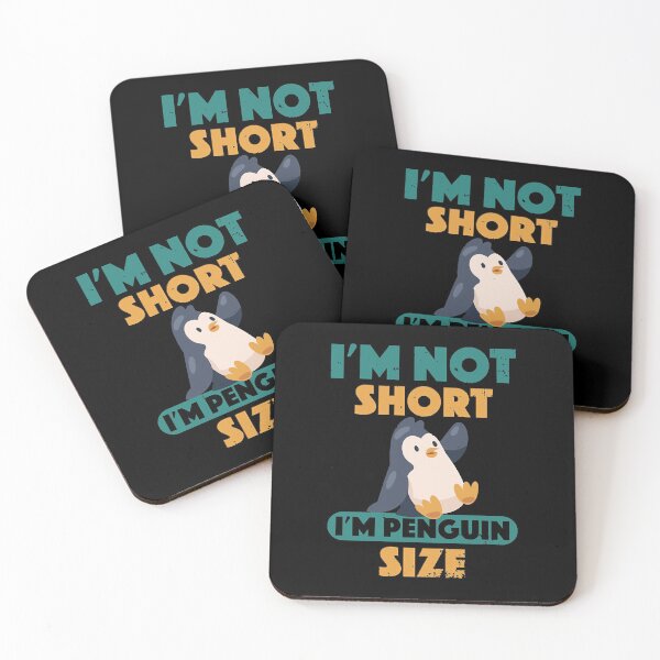 Item preview, Cute Im Not Short Im Penguin Size Short Funny  designed and sold by vutrieuman.