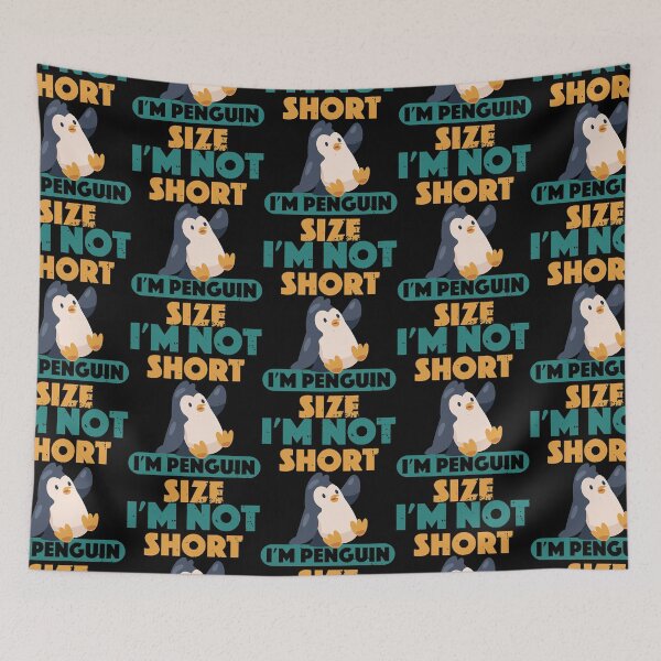 Item preview, Cute Im Not Short Im Penguin Size Short Funny  designed and sold by vutrieuman.