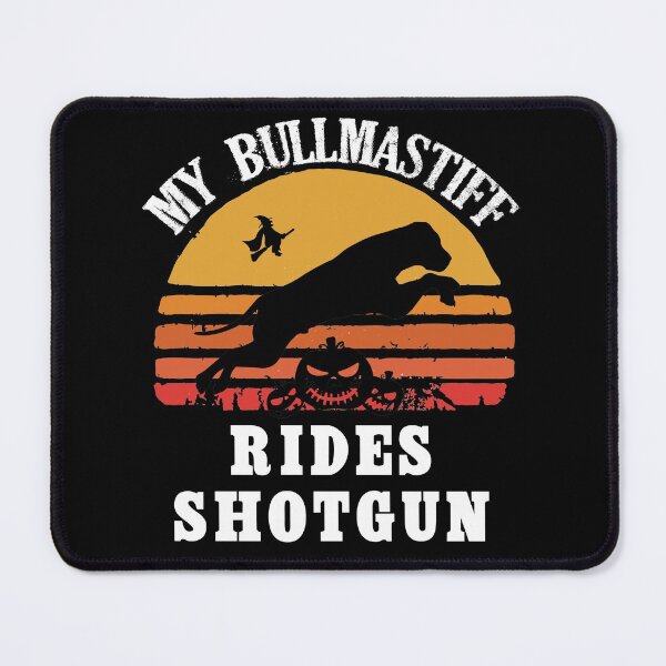 Item preview, My Bullmastiff Rides Shotgun Funny Halloween Bullmastiff Lovers Essential designed and sold by Zeeprint ★★★★★.