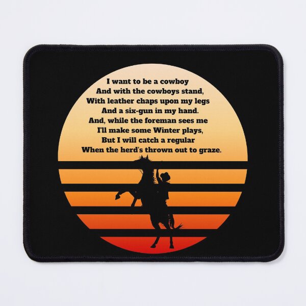 Item preview, I Want to be a Cowboy Gift for a cowboy or rodeo lover bronc riding designed and sold by j9gothbe.