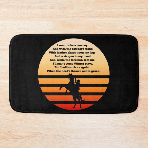 Item preview, I Want to be a Cowboy Gift for a cowboy or rodeo lover bronc riding designed and sold by j9gothbe.