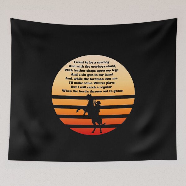 Item preview, I Want to be a Cowboy Gift for a cowboy or rodeo lover bronc riding designed and sold by j9gothbe.