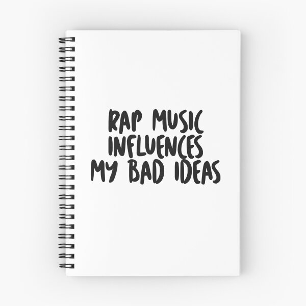 Item preview, Rap music influences my bad ideas designed and sold by caddystar.