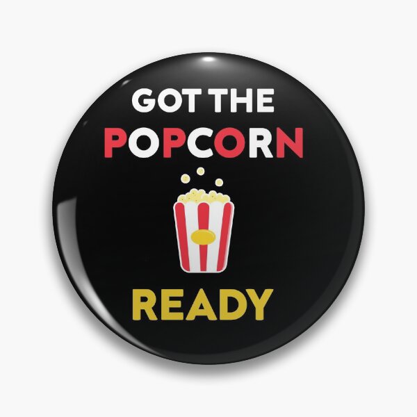 Item preview, Got The Popcorn Ready Funny Retro Vintage designed and sold by zedesigner-.