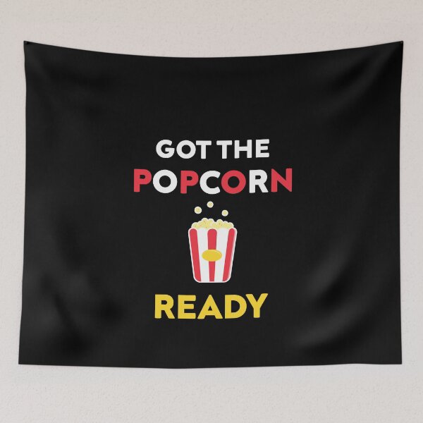 Item preview, Got The Popcorn Ready Funny Retro Vintage designed and sold by zedesigner-.