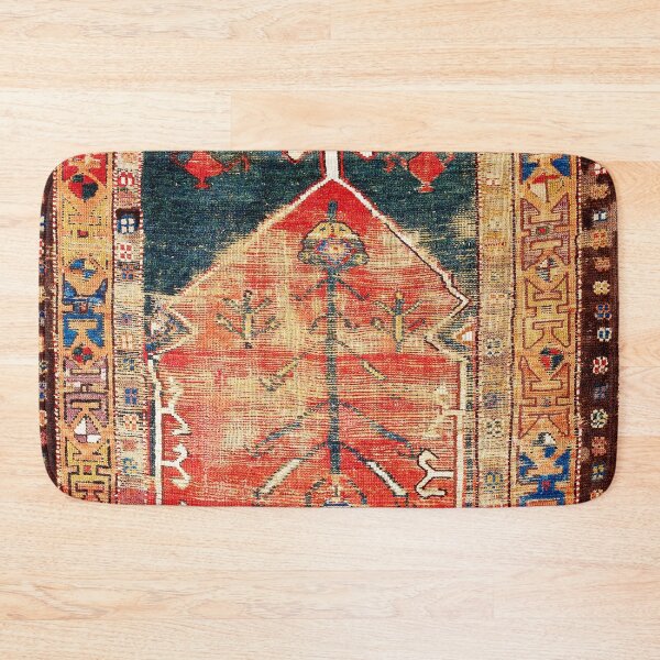 Item preview, Konya Central Anatolian Prayer Rug Print designed and sold by Vicky Brago-Mitchell®.