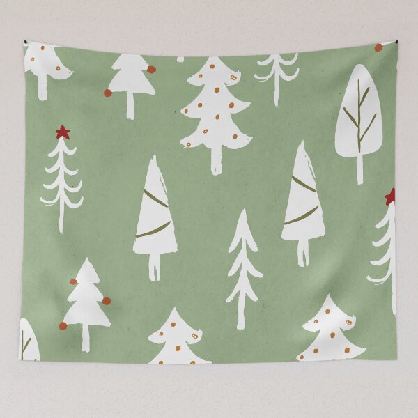 Item preview, Sage Green Minimalist Pine Tree designed and sold by MaiZephyr.