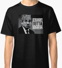Prison Mike Straight Outta Scranton Classic T-Shirt