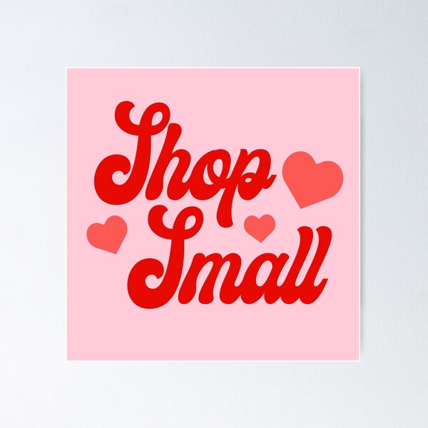Item preview, Shop Small - cute hearts local business designed and sold by wildhunt.
