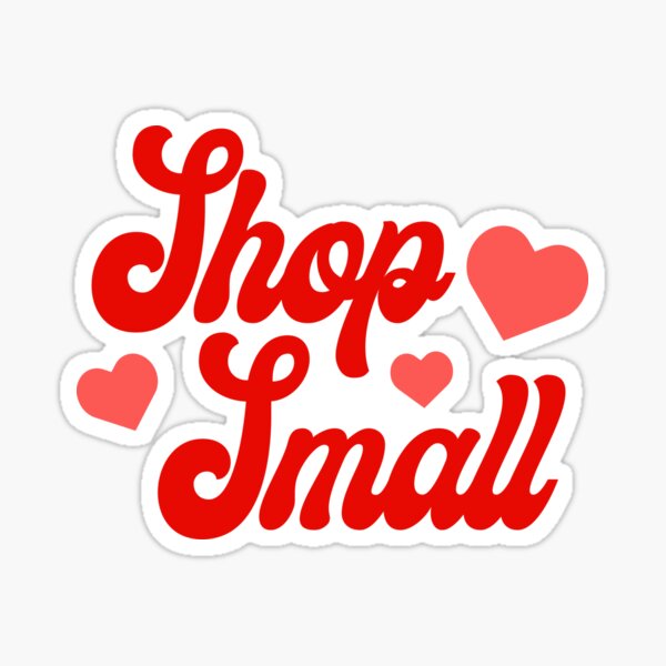 Item preview, Shop Small - cute hearts local business designed and sold by wildhunt.