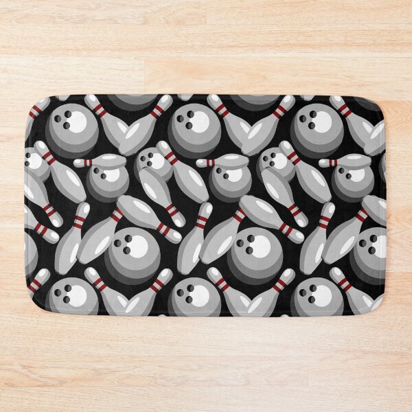 Item preview, Bowling Pins And Balls Seamless Pattern designed and sold by Landesign.