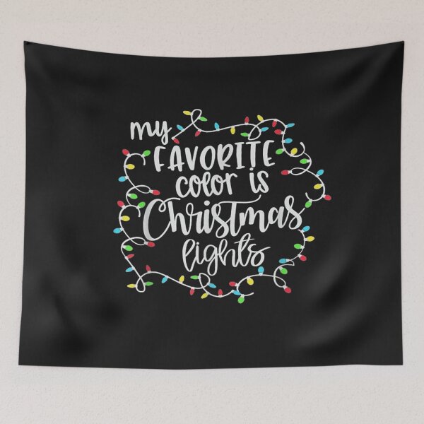 Artikelvorschau, My Favorite Color Is Christmas Lights T-Shirt T-Shirt entworfen und verkauft von Francois-Lemann.