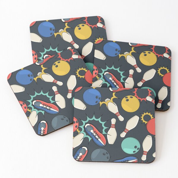 Item preview, Bowling Retro seamless pattern designed and sold by Landesign.