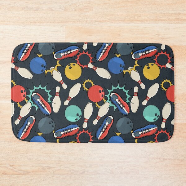 Item preview, Bowling Retro seamless pattern designed and sold by Landesign.