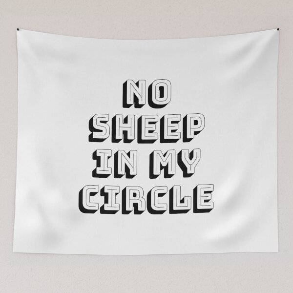 Item preview, No Sheep In My Circle designed and sold by ezps.