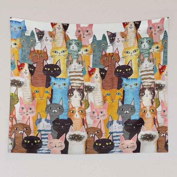 Item preview, Funny Hand Drawn Cat designed and sold by Huynhdesign.