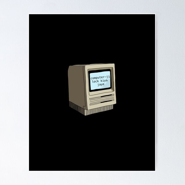 Item preview, Slumdog Millionaire: 'computer-ji lock kiya jaye' designed and sold by sujojo.