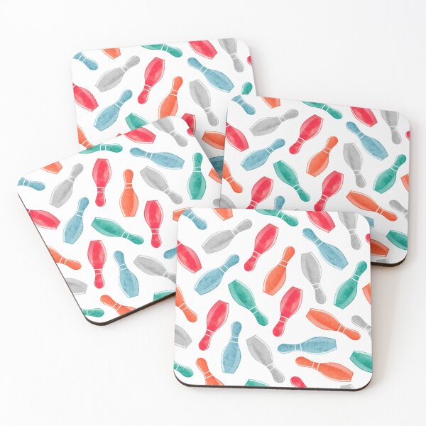 Item preview, Watercolor Bowling Pins designed and sold by Landesign.