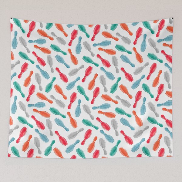 Item preview, Watercolor Bowling Pins designed and sold by Landesign.