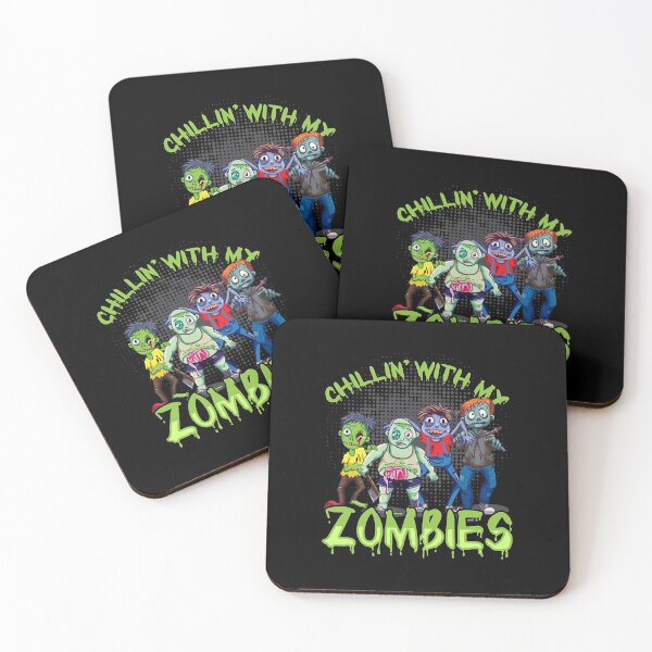 Item preview, Chillin With My Zombies Funny Halloween Zombie for Boys Kids  designed and sold by duongthienma.